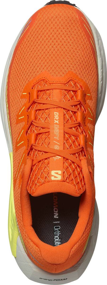 Intersport Salomon DRX Defy GRVLred orange/harp green/dawn blue naranja Zapatillas running