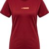 Camisetas de fútbol Intersport Hummel hmlOFFGRID T-Shirt Damen Rot Orange