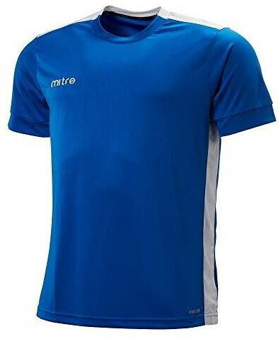 Camisetas de fútbol Intersport Mitre Charge SS Shirt Match Day (3951054)(3951719) royal blue/white