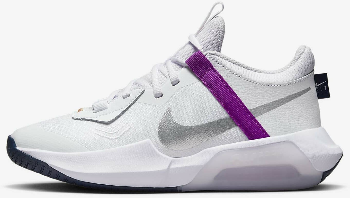 Intersport Nike Air Zoom Crossover Kidswhite/barely grape/vivid purple/metallic silver Zapatillas de baloncesto