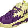 Intersport Adidas Dame 8yellow tint/glory purple/signal green Zapatillas de baloncesto