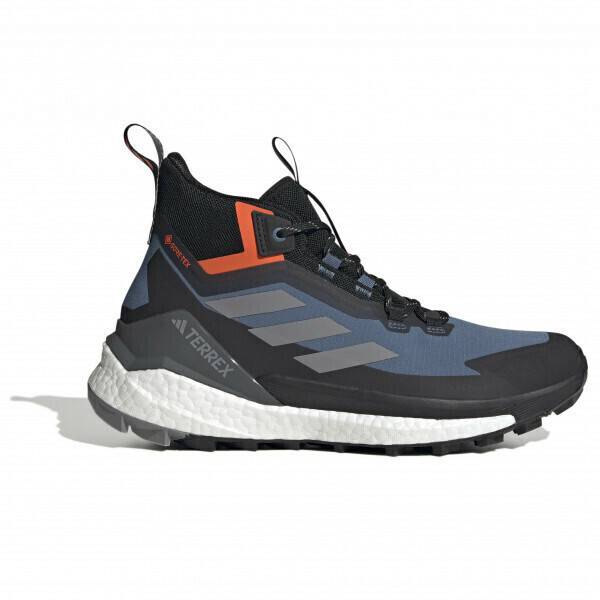 Calzado de montaña Intersport Adidas Terrex Free Hiker 2 Gore-TexGore-Tex 2.0 wonder steel/grey three/impact orange azul