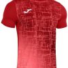 Intersport Joma Elite VIII Short Sleeve T-shirt Kids (101929100JR)(101929600JR) red Camisetas de fútbol