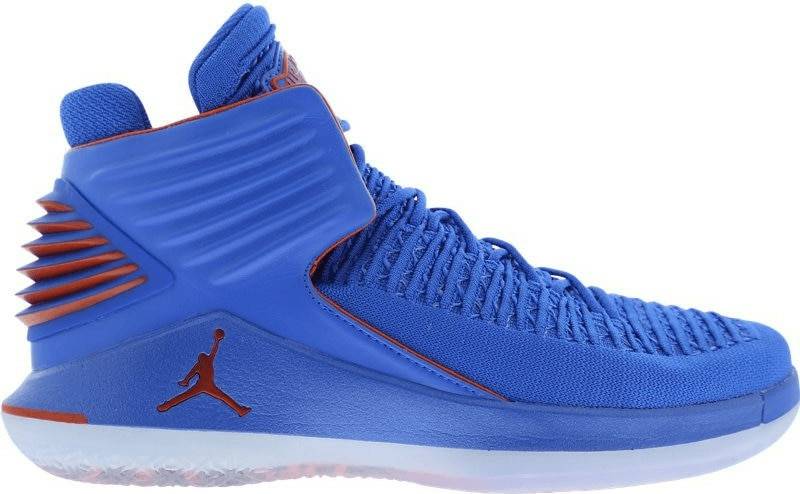 Intersport Nike Air Jordan XXXIIsignal blue/metallic silver/team orange Zapatillas de baloncesto