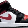 Intersport Nike Air Jordan 1 Mid GS (554725)black/fire red Zapatillas de baloncesto