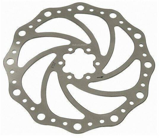 Accesorios para frenos de bicicleta Intersport Massi Disk 203 Mm Brake Disc silver 203 mm