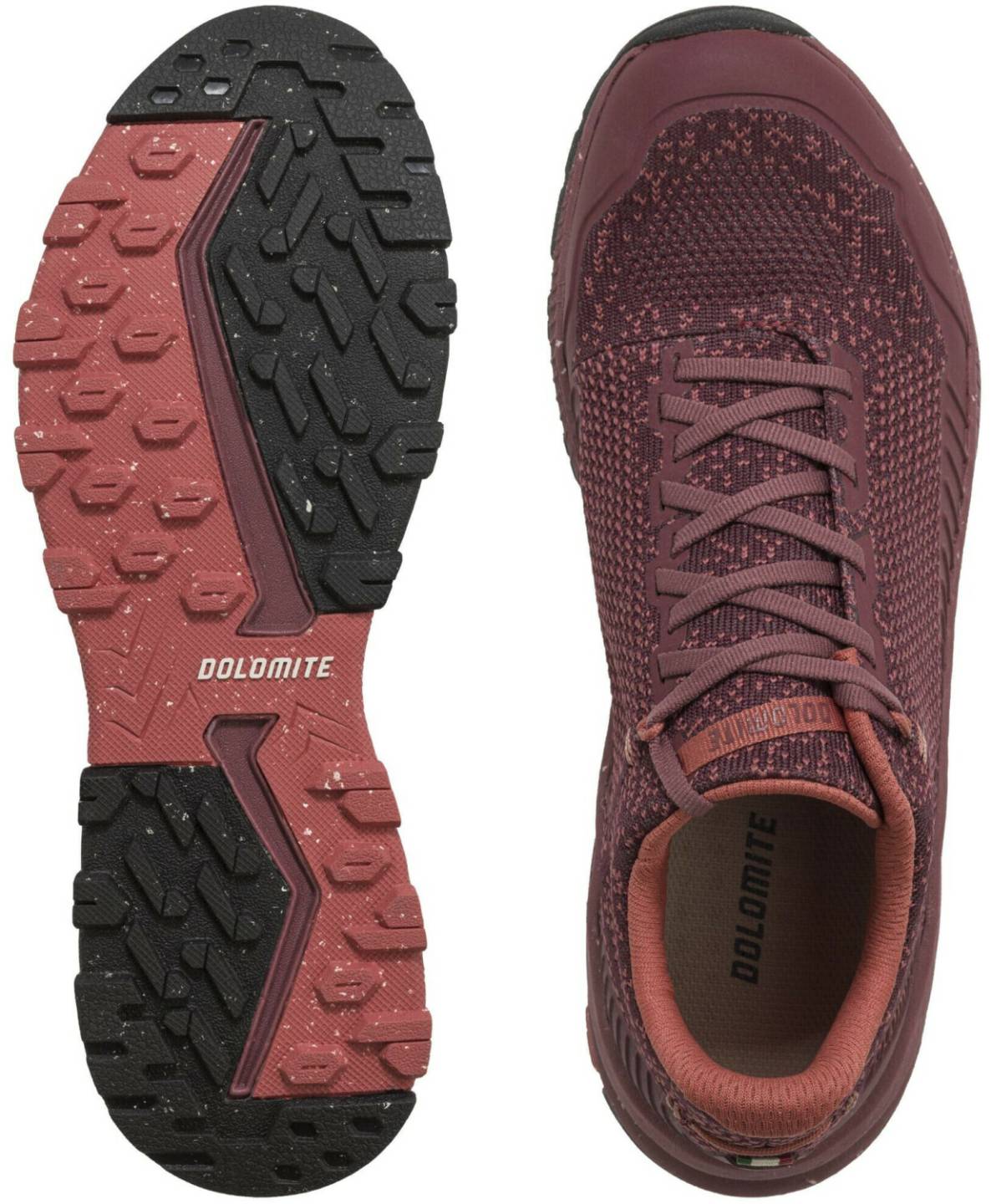 Calzado de montaña Intersport Dolomite Carezza Womenburgundy red/red