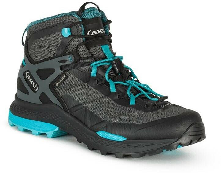 Calzado de montaña Intersport Aku Rocket Mid GTX Womenblack/turquoise negro