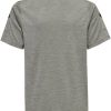 Intersport Hummel Core Xk Poly Jersey S/S Kids (211456)grey 2006 Camisetas de fútbol