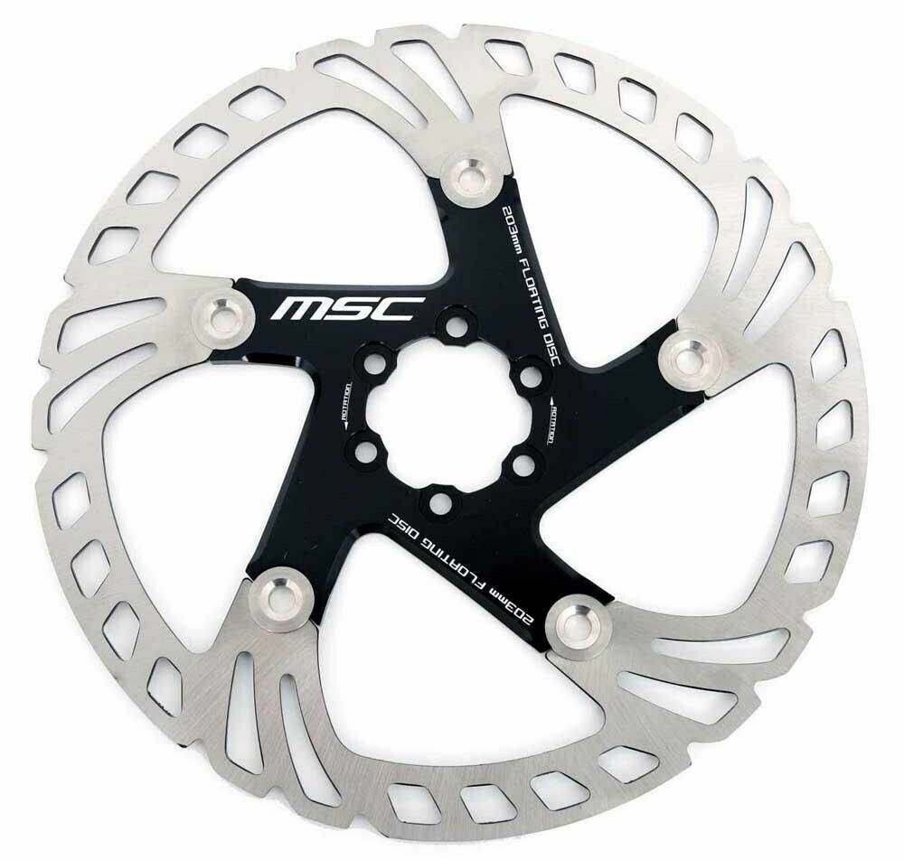 Accesorios para frenos de bicicleta Intersport MSC Bikes Rotor Al 7075 Brake Disc silver 160 mm