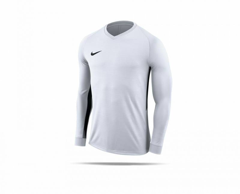 Intersport Nike Tiempo Premier Shirt long sleeve (894248)(894248-100) white Camisetas de fútbol