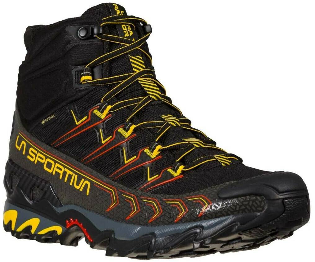 Intersport La Sportiva Ultra Raptor II Mid GTXblack/yellow (Wide) negro Calzado de montaña