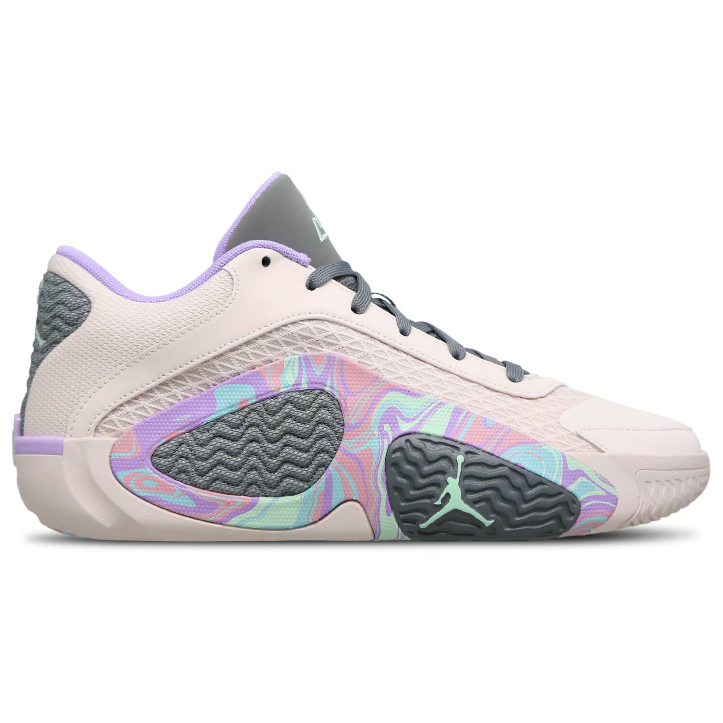 Intersport Nike Tatum 2"Sidewalk Chalk" pink/smoke/lila/mint foam Zapatillas de baloncesto