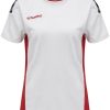 Intersport Hummel Authentic Poly Jersey Woman S/S (204921)white 9402 Camisetas de fútbol