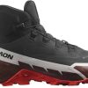 Calzado de montaña Intersport Salomon Cross Hike 2 Mid GTXblack/bitter chocolate/fiery red negro