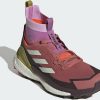 Calzado de montaña Intersport Adidas Terrex Free Hiker 2 Wwonder red/linen green/pulse lilac rojo