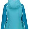 Intersport CMP Girls Snaps Hooded Jacket (30W0225)(30W0225-L611) turquise Ropa de esquí