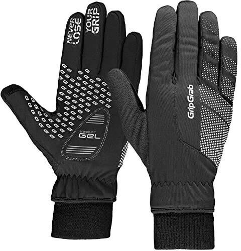 Guantes de ciclismo Intersport GripGrab Ride Windproof Winter Gloves black