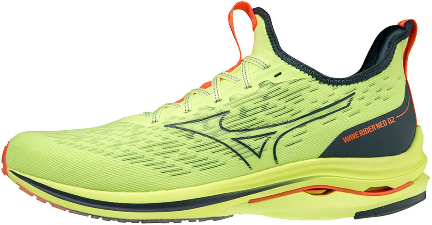 Intersport Mizuno Wave Rider Neo 2 (J1GC2178)neo lime/orion blue/neon flame) Zapatillas running