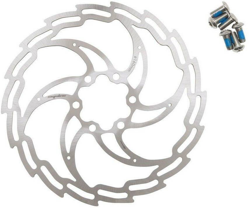 Accesorios para frenos de bicicleta Intersport Campa Bros Assault 6b Brake Disc silver 203 mm