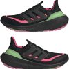 Zapatillas running Intersport Adidas Ultraboost Light Womencore black/core black/lucid lime negro