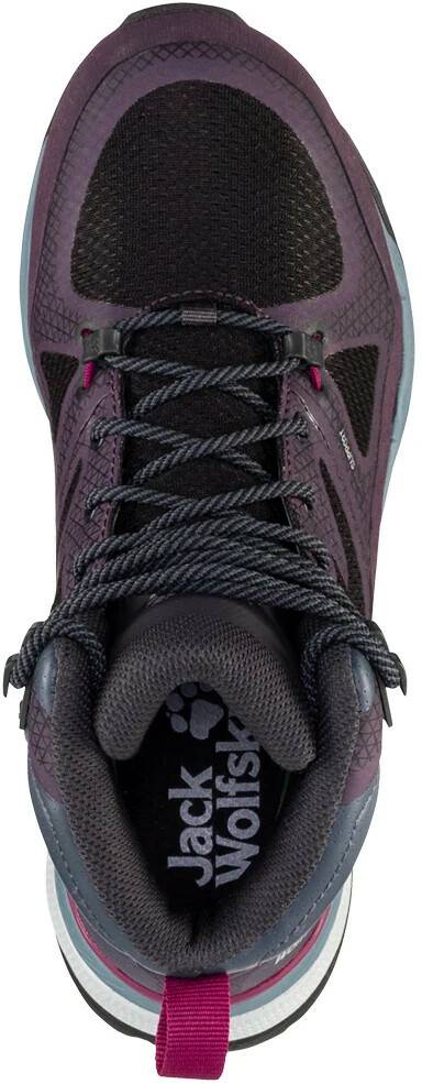 Intersport Jack Wolfskin Force Striker Texapore Mid Women (4038873)purple/grey Calzado de montaña