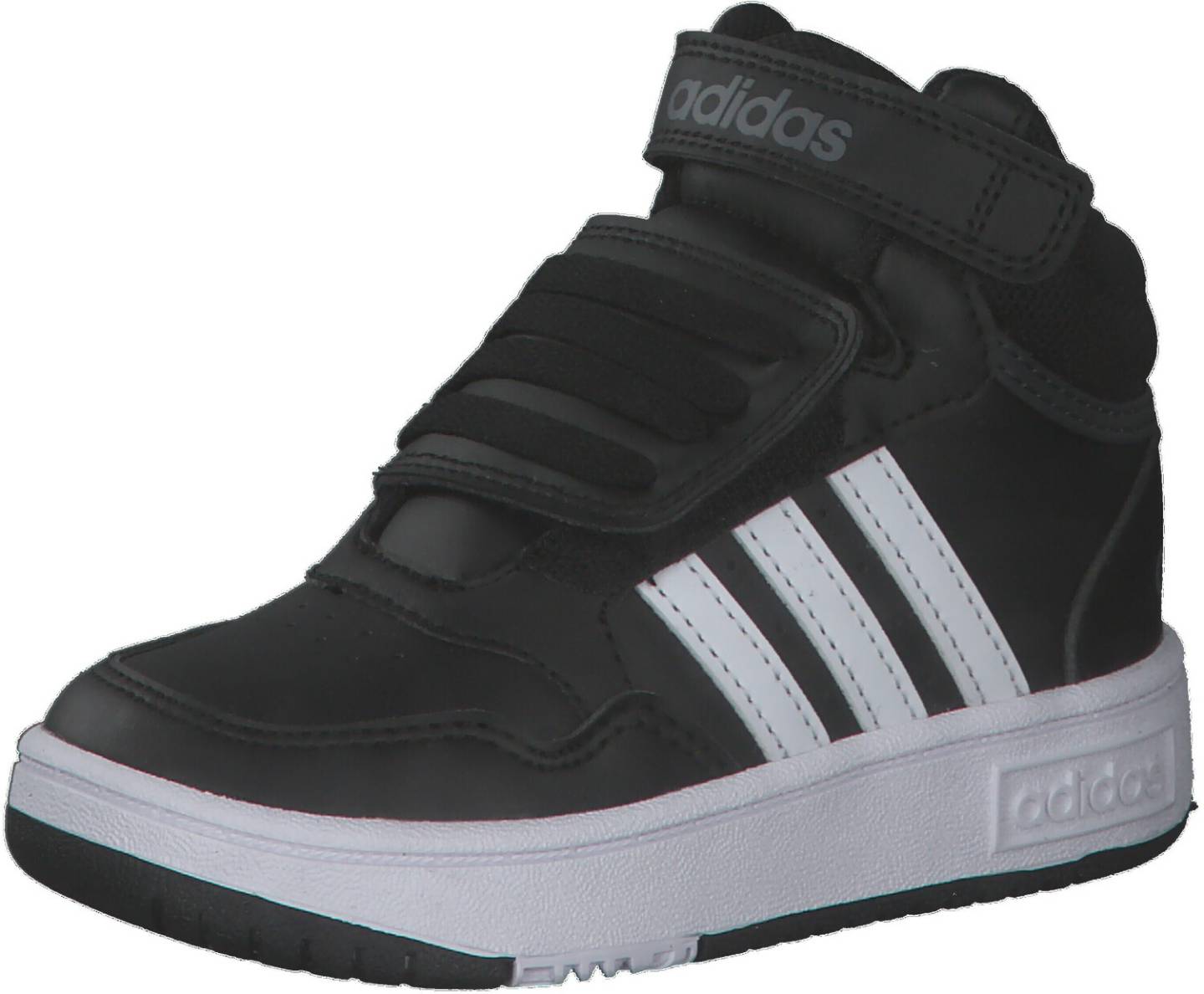 Zapatillas de baloncesto Intersport Adidas Hoops Mid 3.0 core black/cloud white/grey