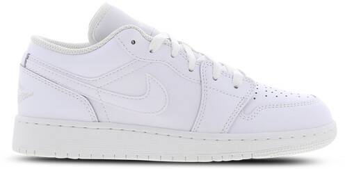 Intersport Nike Air Jordan 1 Low Kids (553560)white/white Zapatillas de baloncesto