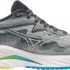 Intersport Mizuno Wave Rider 27pearl blue/white/bolt 2 (neon) gris Zapatillas running