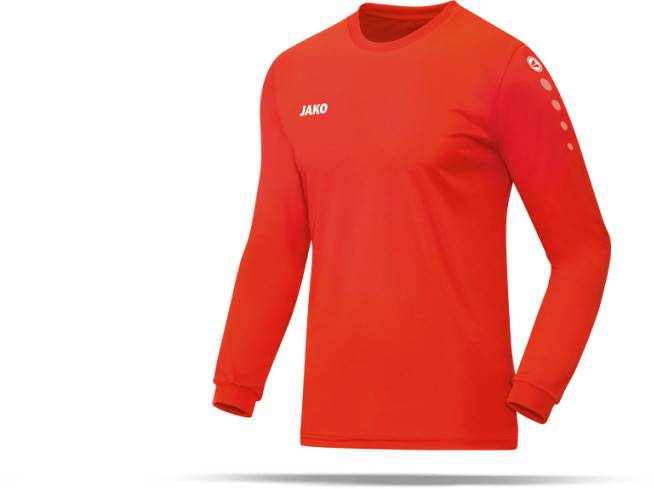 Camisetas de fútbol Intersport JAKO Team Shirt long sleeve Youth (4333K)(4333K-18) orange