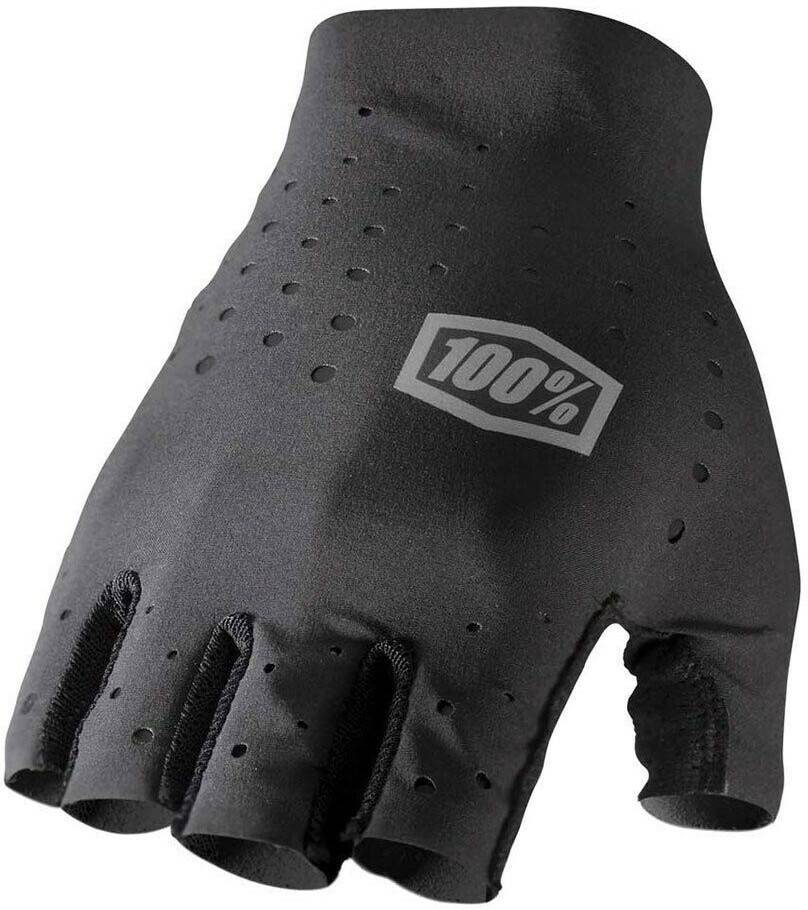 Intersport 100% Sling Short Gloves (841269138727) black Guantes de ciclismo