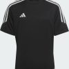 Intersport Adidas Tiro 23 Club Shirt Youth (HS3622)black/white Camisetas de fútbol