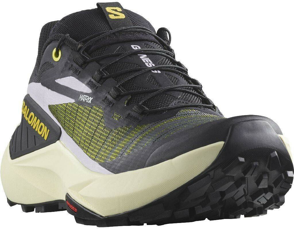 Zapatillas running Intersport Salomon Genesis Women(L47443700) black/sulphur spring/orchid petal verde