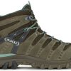 Calzado de montaña Intersport Aku Alterra Lite Mid GTX W's Hiking Shoes mud green