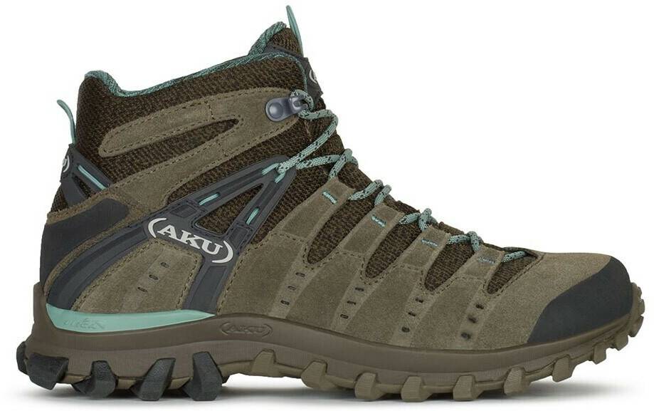 Calzado de montaña Intersport Aku Alterra Lite Mid GTX W's Hiking Shoes mud green