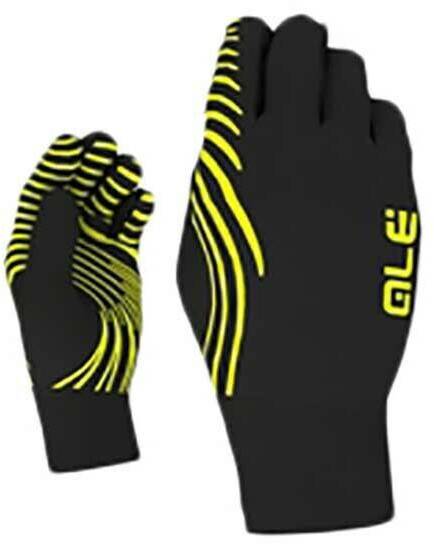 Intersport Alé Cycling SpirLong Gloves Men (L03168215-04)yellow/black Guantes de ciclismo