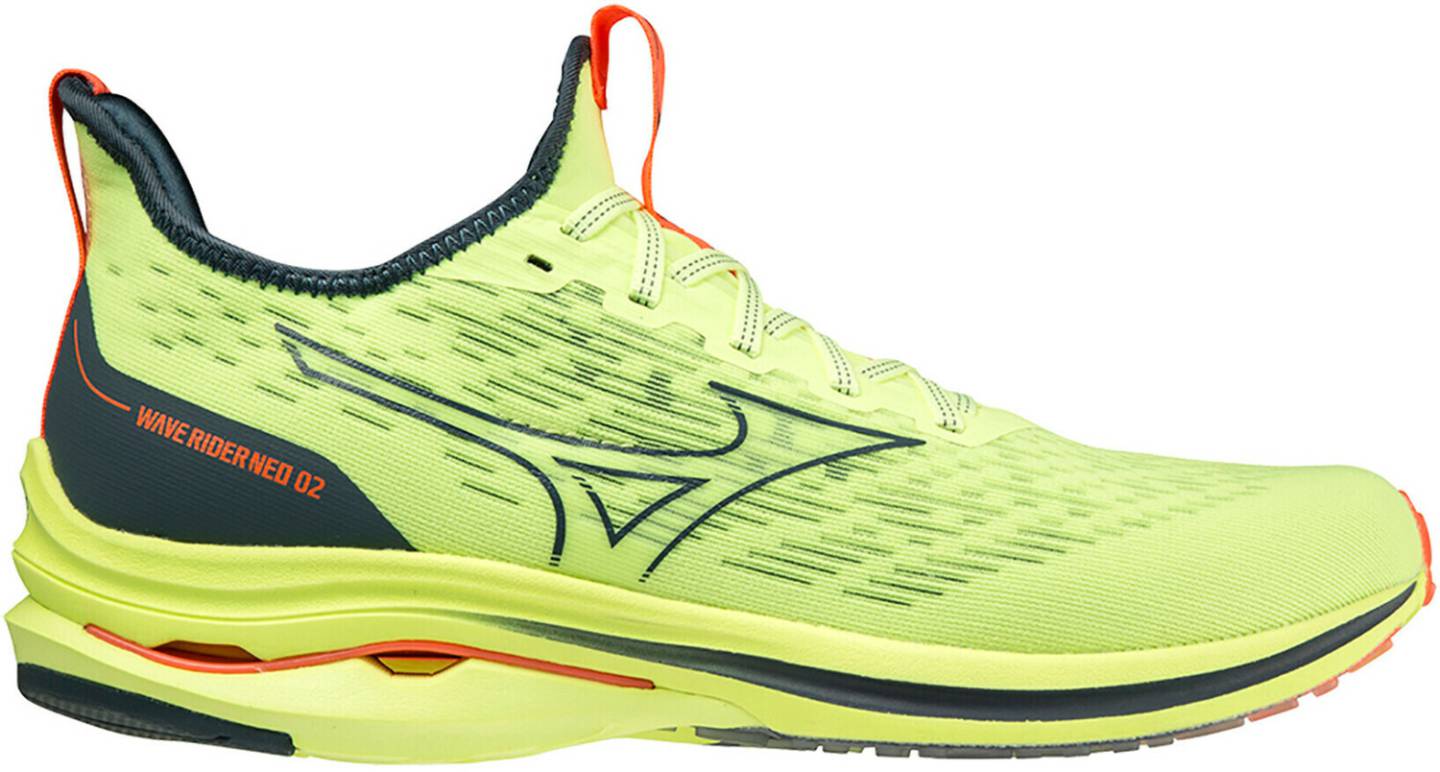 Intersport Mizuno Wave Rider Neo 2 (J1GC2178)neo lime/orion blue/neon flame) Zapatillas running