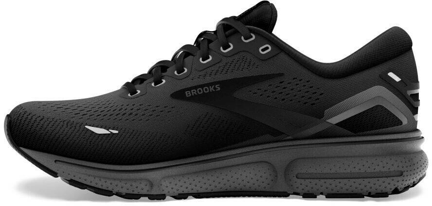 Zapatillas running Intersport Brooks Ghost 15 (110393)black/black/ebony (extra wide) negro