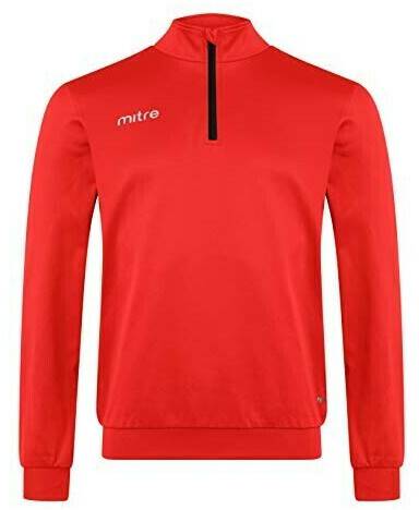 Camisetas de fútbol Intersport Mitre Edge 1/4 Zip Top Youth (3978150)(3978242) scarlet