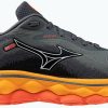 Zapatillas running Intersport Mizuno Wave Sky 7 Women (J1GD2302)turbulence/white/carrot curl gris