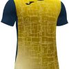 Camisetas de fútbol Intersport Joma Elite VIII Short Sleeve T-shirt Kids (101929100JR)(101929321JR) yellow/blue