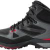 Intersport Jack Wolfskin Force Trekker Texapore Mid M (4048601)black/red Calzado de montaña