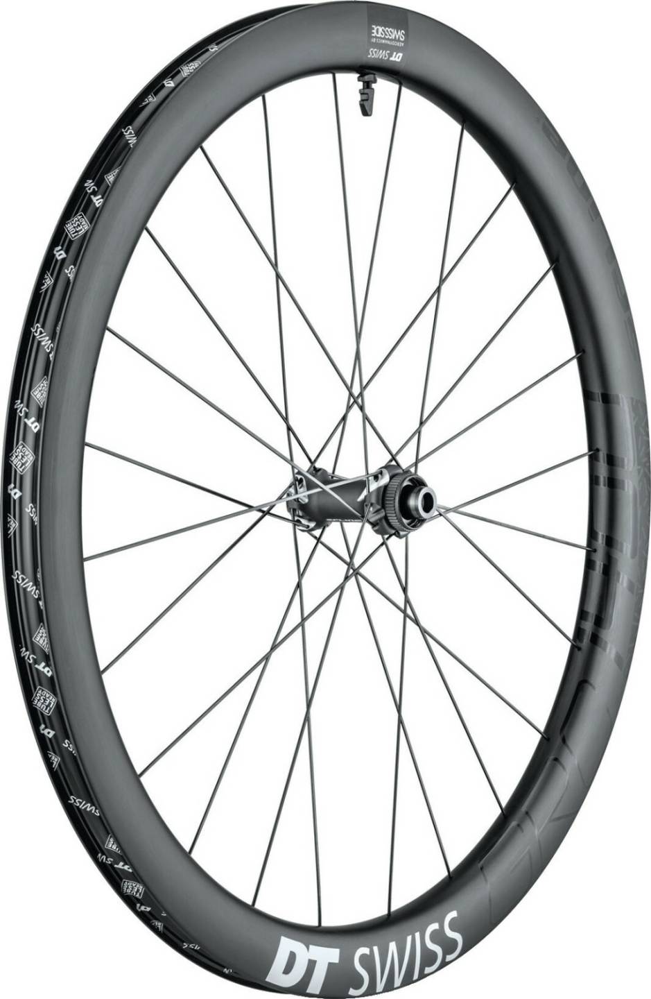 Ruedas de bicicleta Intersport DT Swiss GRC 1400 Spline Front wheel 28" Disc Carbon Centerlock black