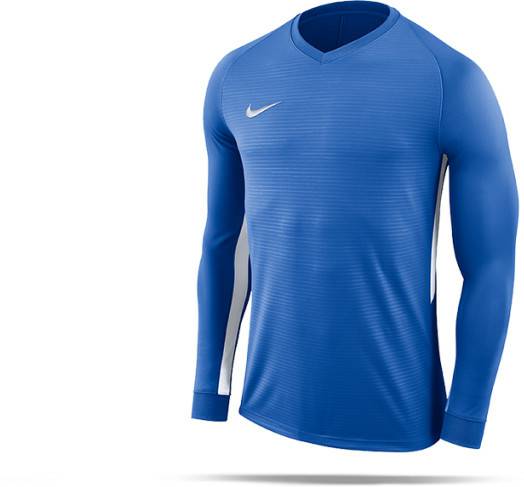 Intersport Nike Tiempo Premier Shirt long sleeve Youth (894113)(894113-463) blue Camisetas de fútbol