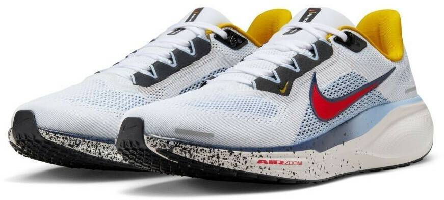 Intersport Nike Pegasus 41(HJ9068-100) white/psychic blue/speed yellow/speed red blanco Zapatillas running