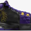 Intersport Nike LeBron Witness 8black/university gold/field purple Zapatillas de baloncesto