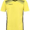 Intersport Uhlsport GOAL Shirt KA (1003332)lime yellow/black Camisetas de fútbol