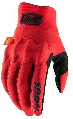 Guantes de ciclismo Intersport 100% Ridefit Long Gloves Men red/black