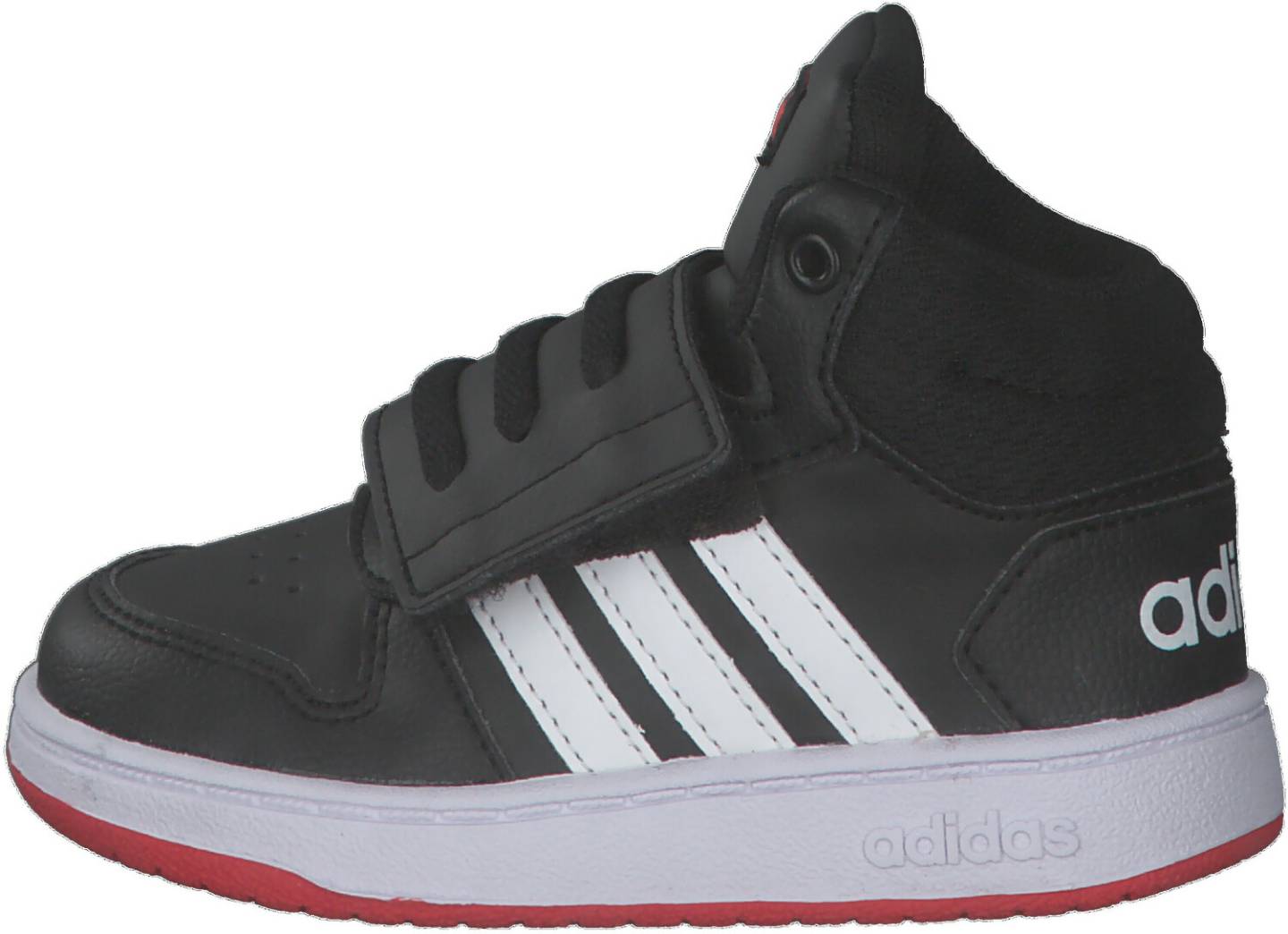 Intersport Adidas Hoops 2.0 Mid Core Black/Cloud White/Vivid Red Kids Zapatillas de baloncesto