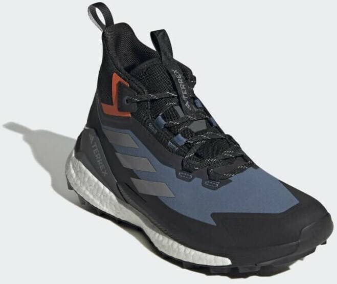 Calzado de montaña Intersport Adidas Terrex Free Hiker 2 Gore-TexGore-Tex 2.0 wonder steel/grey three/impact orange azul